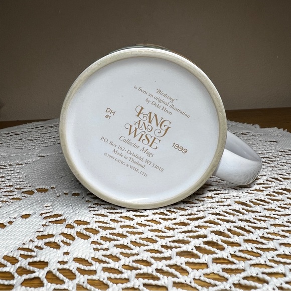 Lang & Wise Vintage “Birdsong” Collector Mug Debi Hron 1999 Thailand DH#1 Coffee - Picture 9 of 10